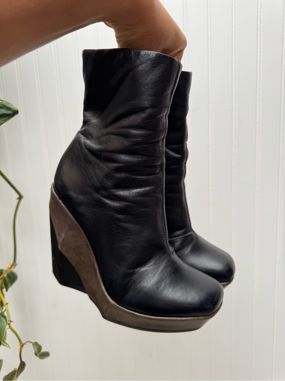ALL SAINTS SPITALFIELDS Admiral Platform Boot Black 7 - Picture 4 of 8